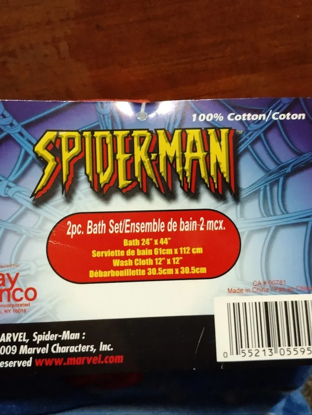 Marvel Spider-Man Towel & Wash Cloth Set